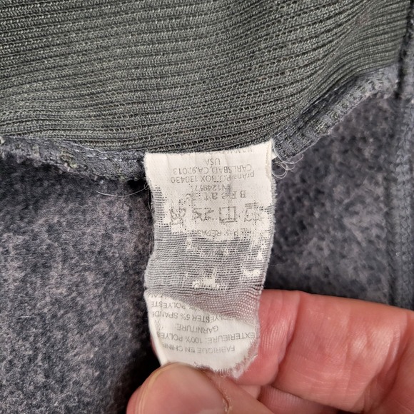 Prana Womens‎ Gray Full Zip Hoodie Athleisure Jacket Size M Thumbholes - Picture 7 of 9